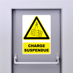 Sticker Pictogramme Charge Suspendue