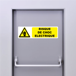 Sticker Pictogramme Risque De Choc Electrique